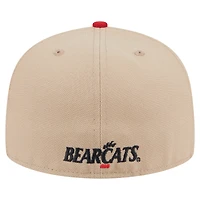Men's New Era  Khaki Cincinnati Bearcats Two-Tone 59FIFTY Fitted Hat