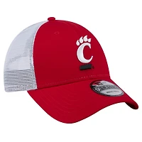 Men's New Era  Red Cincinnati Bearcats Trucker 9FORTY Adjustable Hat