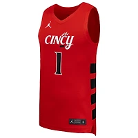 Men's Nike #1 Red Cincinnati Bearcats Replica Basketball Jersey