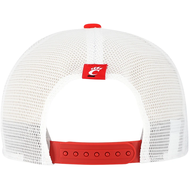 Men's Nike Red Cincinnati Bearcats 2024/25 Sideline Rise Trucker Adjustable Hat