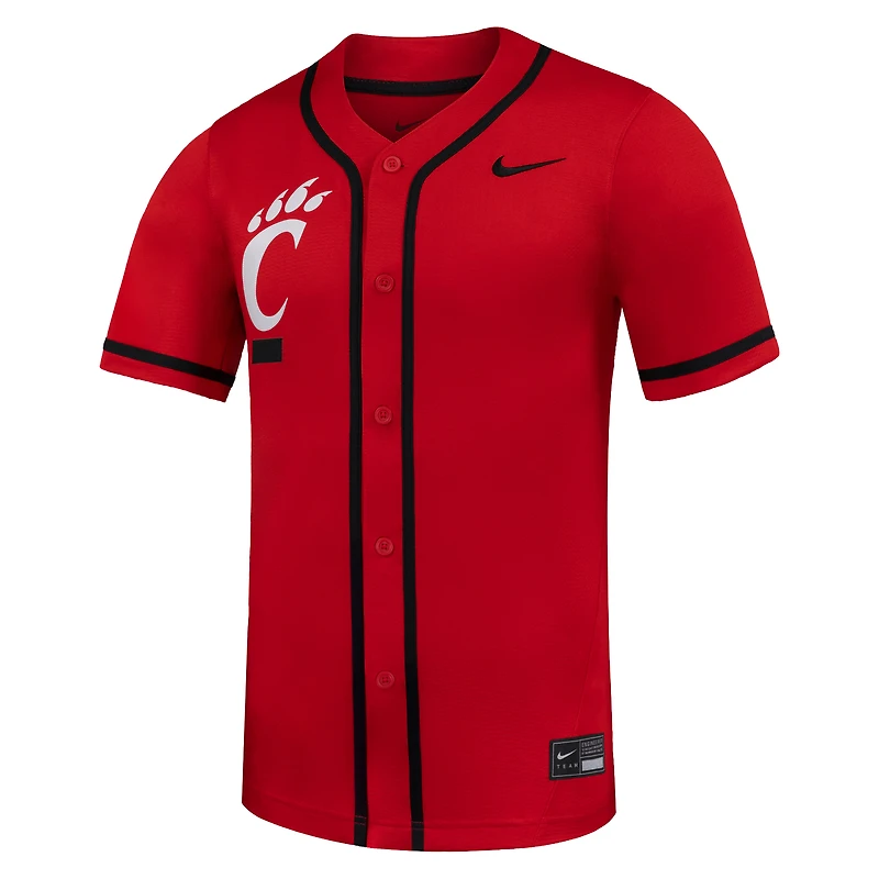 Maillot de baseball réplique Nike rouge des Bearcats Cincinnati pour homme