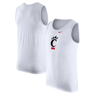 Débardeur Nike blanc pour hommes des Bearcats de Cincinnati