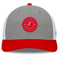 Casquette réglable Top of the World pour hommes, gris/rouge, Cincinnati Bearcats Rob Trucker