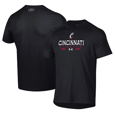 Men's Under Armour  Black Cincinnati Bearcats Athletics Tech T-Shirt