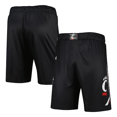 Under Armour Cincinnati Bearcats Team Replica Short de basketball pour homme Noir