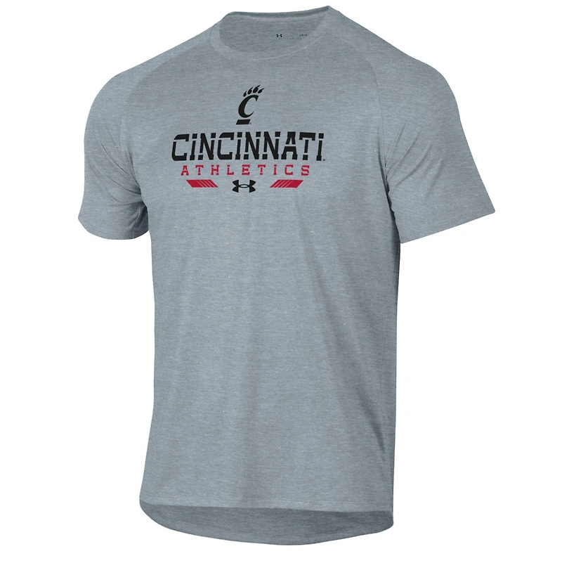 Men's Under Armour Gray Cincinnati Bearcats Athletics Tech T-Shirt