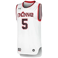 Maillot de basket-ball réplique Under Armour Cincinnati Bearcats blanc pour homme
