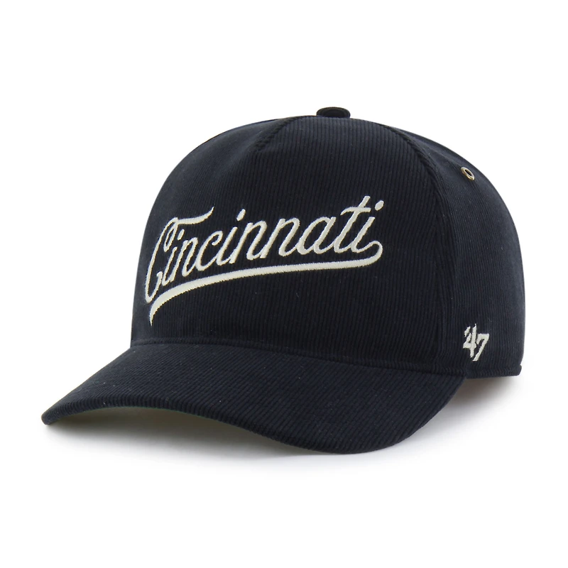 Unisex '47 Black Cincinnati Bearcats Collections Golden Age Corduroy Hitch Adjustable Hat