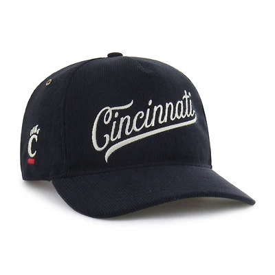Unisex '47 Black Cincinnati Bearcats Collections Golden Age Corduroy Hitch Adjustable Hat