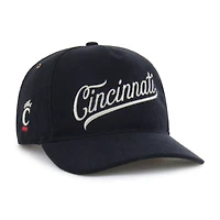 Casquette ajustable unisexe en velours côtelé Golden Age des Bearcats de Cincinnati, modèle '47, noir