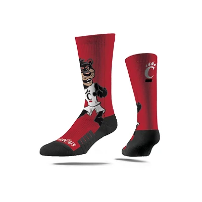 Chaussettes unisexes Strideline Cincinnati Bearcats Premium Mascot Crew