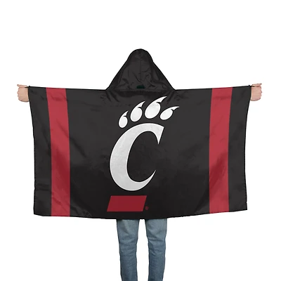 Drapeau à capuche WinCraft Cincinnati Bearcats 3' x 5'