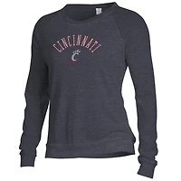 Sweat-shirt ample noir pour femme des Bearcats de Cincinnati
