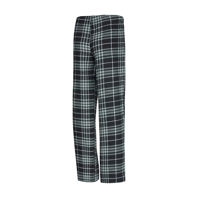 Women's Concepts Sport  Black Cincinnati Bearcats Vector Top & Flannel Pants Sleep Set