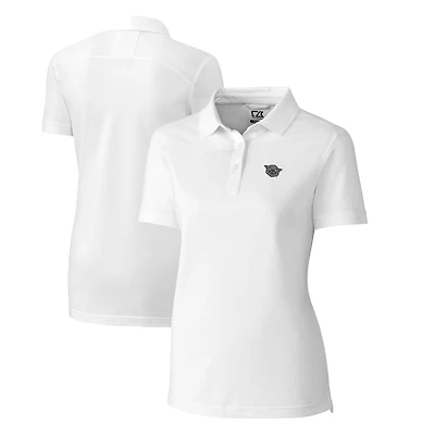Women's Cutter & Buck White Cincinnati Bearcats Advantage Tri-Blend Pique Polo