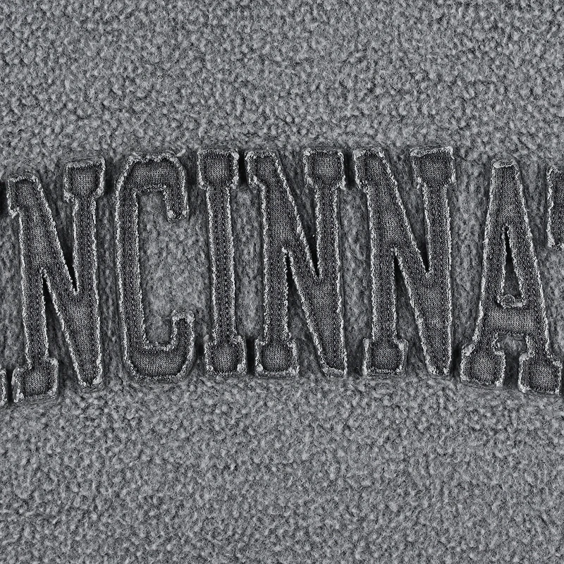 Women's Pressbox Black Cincinnati Bearcats Ponchoville Pullover Sweatshirt