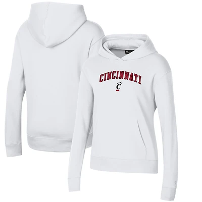 Women's Under Armour White Cincinnati Bearcats All Day Pullover Hoodie