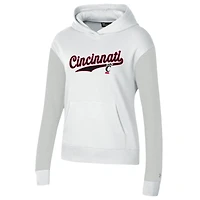Under Armour Bearcats de Cincinnati blanc pour femme Pull à capuche toute la journée