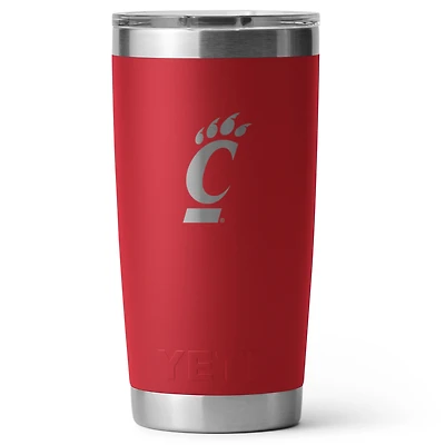 Gobelet isotherme YETI Cincinnati Bearcats de 590 ml (20 oz) avec couvercle Magslider