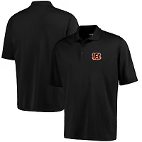 Polo Pique Xtra-Lite des Bengals de Cincinnati d'Antigua - Noir