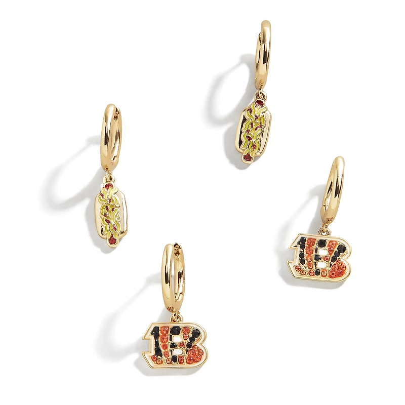 Ensemble de boucles d'oreilles BaubleBar Cincinnati Bengals
