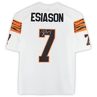 Maillot blanc dédicacé Mitchell & Ness Legacy des Bengals de Cincinnati par Boomer Esiason