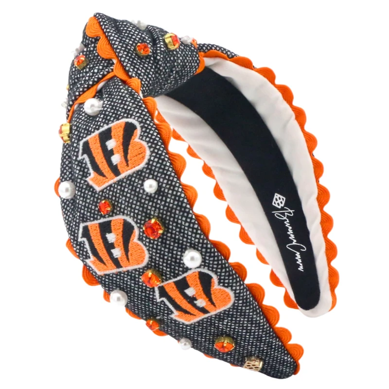 Brianna Cannon Cincinnati Bengals Cross Stitch Headband