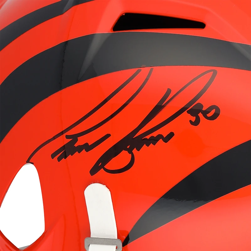Réplique du casque Riddell Speed ​​autographié par Chase Brown des Bengals de Cincinnati