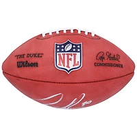 Ballon de football couleur autographié par Wilson Duke de Chase Brown, Cincinnati Bengals