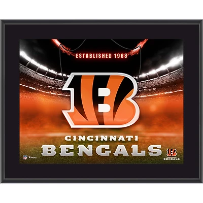 Cincinnati Bengals 10.5" x 13" Horizontal Team Logo Sublimated Plaque