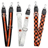 Ensemble de 3 sangles de sac des Bengals de Cincinnati