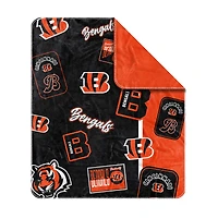 Couverture Dream Weave 50" x 60" des Bengals de Cincinnati