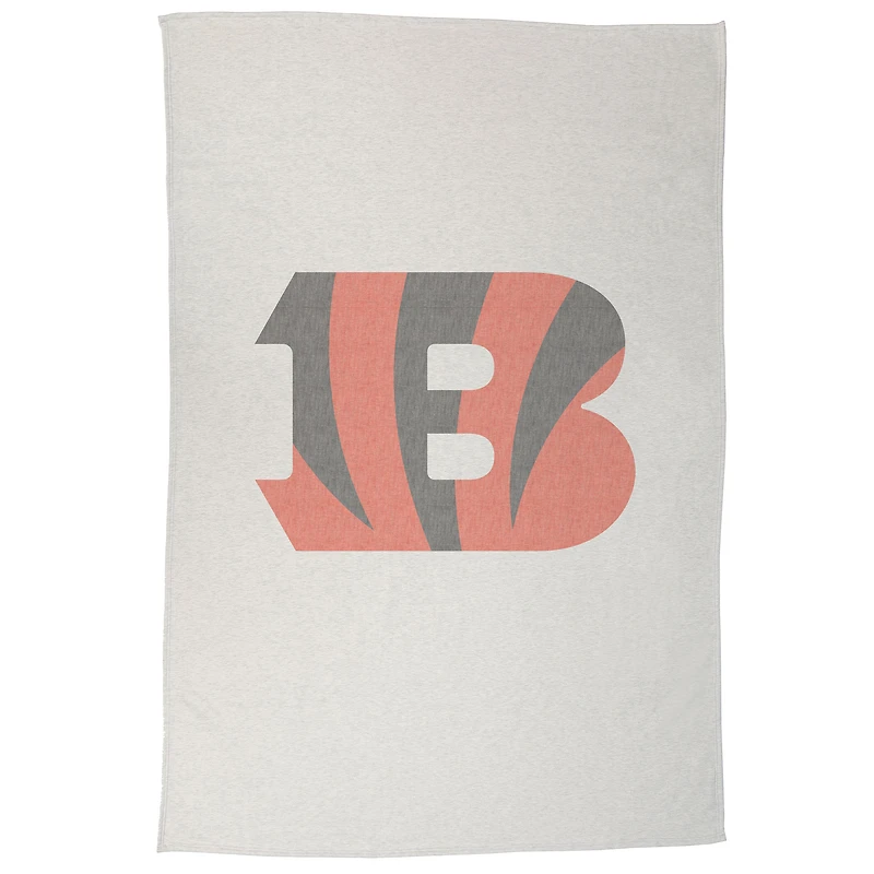 Couverture sweat-shirt 54" x 84" Bengals de Cincinnati