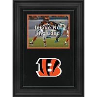 Cadre photo horizontal de luxe 8'' x 10'' Cincinnati Bengals avec logo de l'équipe