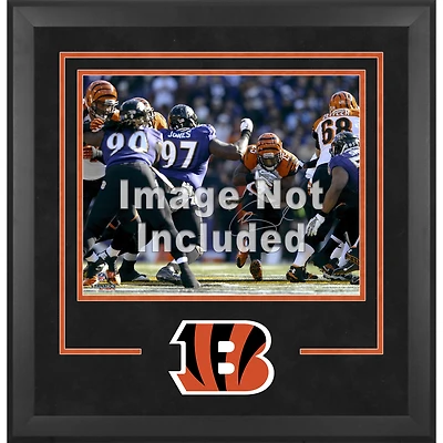 Cadre photo horizontal Deluxe 16'' x 20'' des Bengals de Cincinnati avec logo de l'équipe