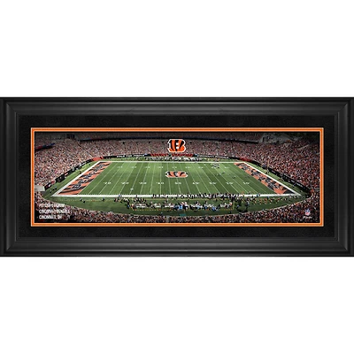 Cincinnati Bengals Framed 10" x 30" Paycor Stadium Panoramic Photograph