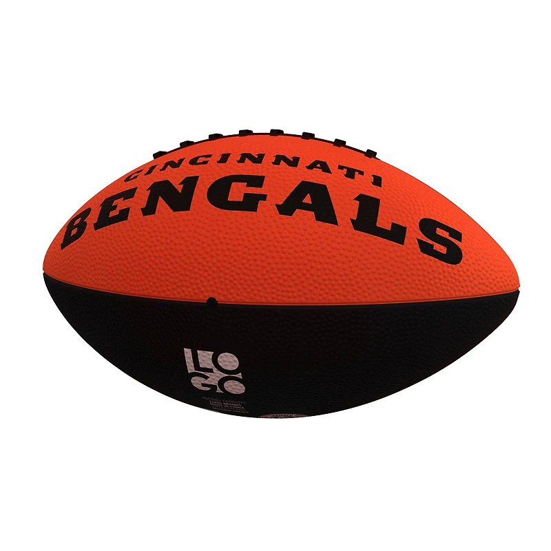 Ballon de football junior avec logo Pinwheel des Bengals de Cincinnati