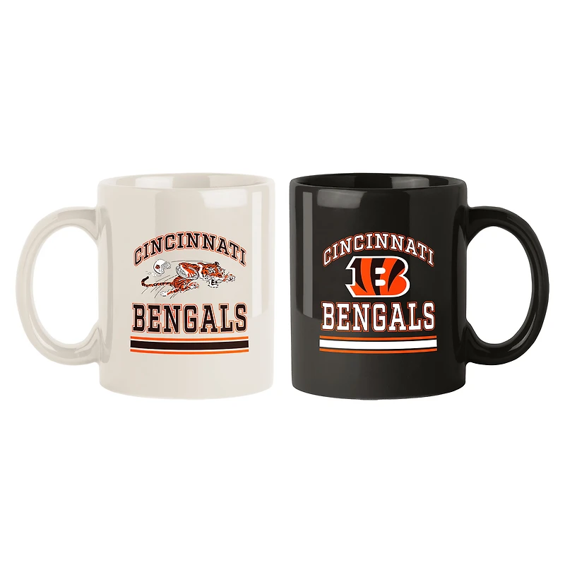 Cincinnati Bengals Two-Pack 15oz. Color Mug Set