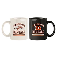 Cincinnati Bengals Two-Pack 15oz. Color Mug Set