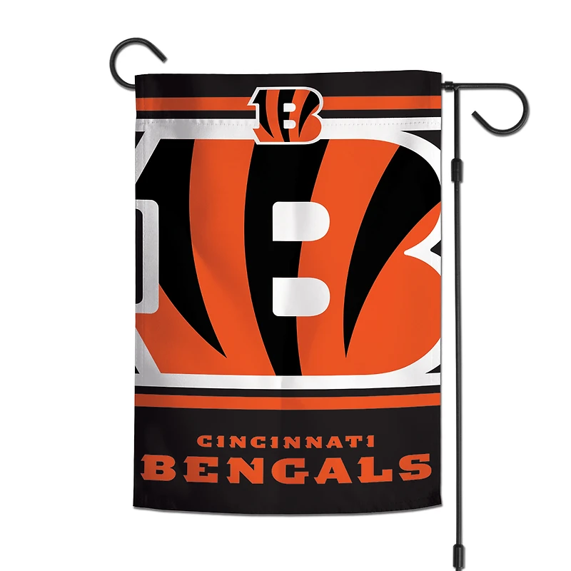 Drapeau de jardin 2 côtés 12'' x 18'' Cincinnati Bengals WinCraft
