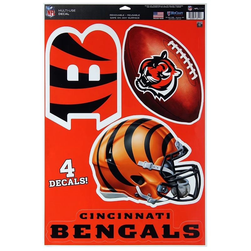 Cincinnati Bengals WinCraft Ultra Decal Sheet