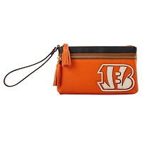 Dooney & Bourke Cincinnati Bengals Infield Double-Zip Wristlet