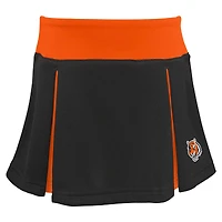 Girls Youth Black Cincinnati Bengals Spirit Two-Piece Cheerleader Set