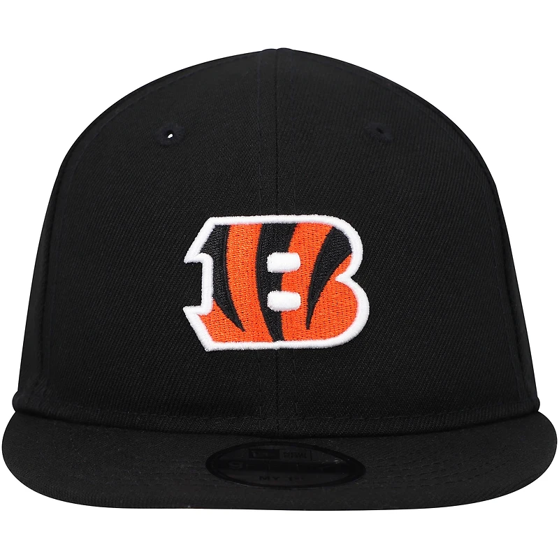 Casquette ajustable My 1st 9FIFTY des Bengals de Cincinnati New Era noire pour bébé