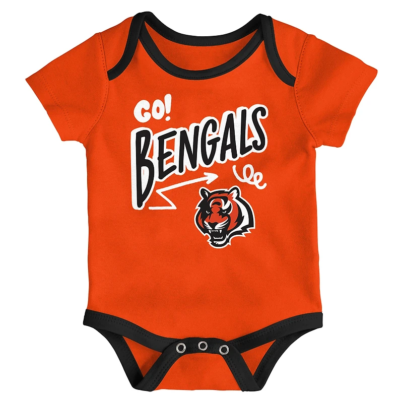 Ensemble trois pièces pour bébé Outerstuff Cincinnati Bengals All Day Play