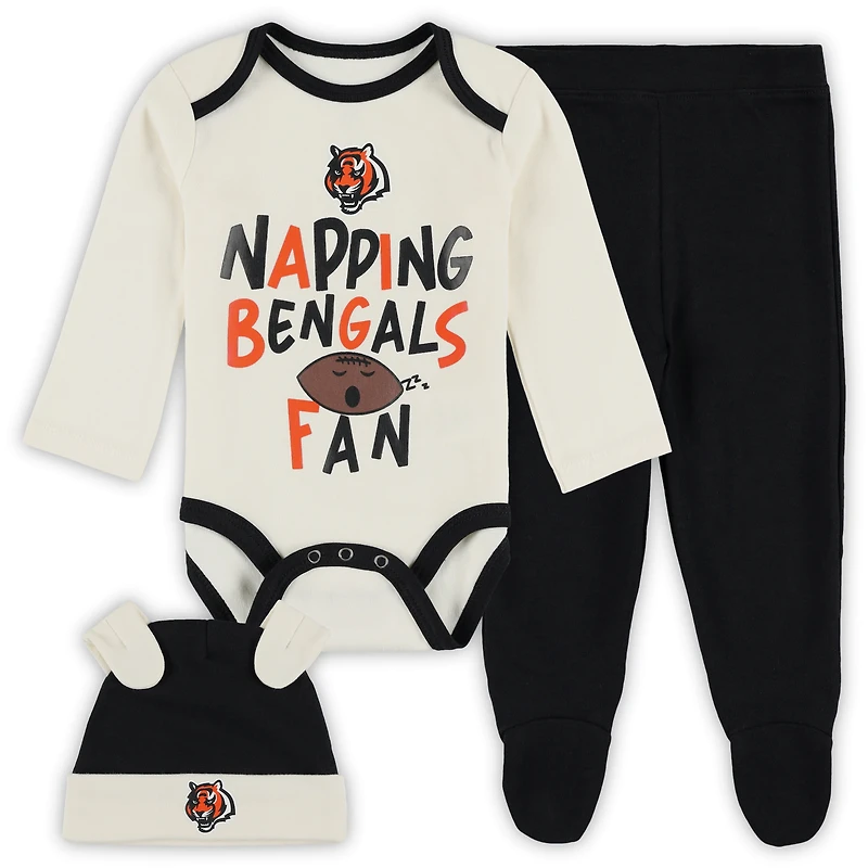 Ensemble trois pièces Little Champ des Bengals de Cincinnati pour bébé Outerstuff