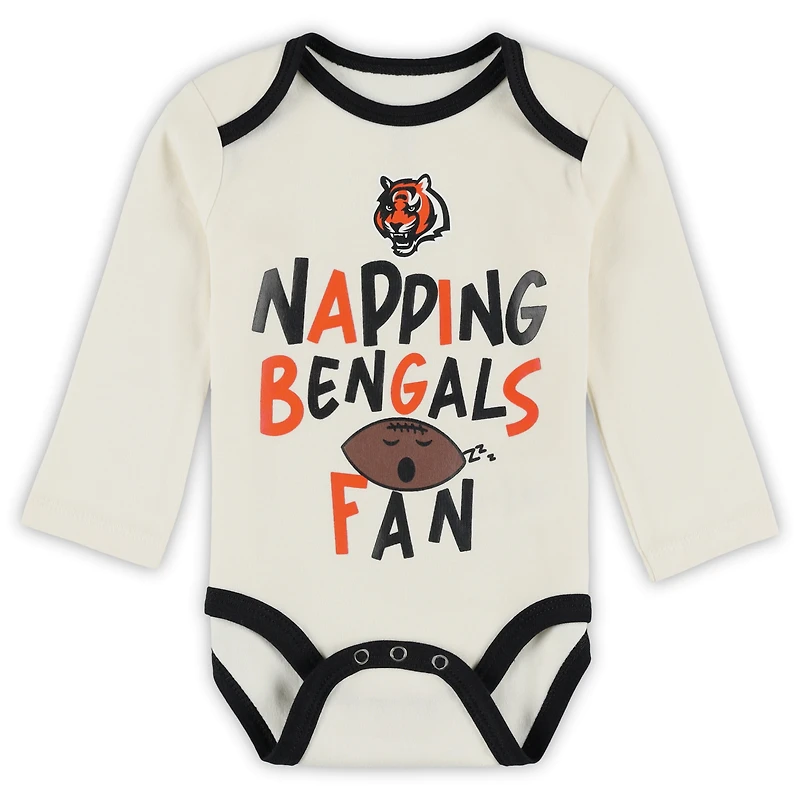 Ensemble trois pièces Little Champ des Bengals de Cincinnati pour bébé Outerstuff