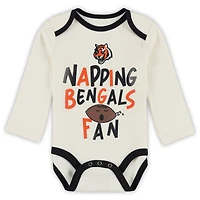 Ensemble trois pièces Little Champ des Bengals de Cincinnati pour bébé Outerstuff