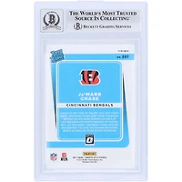 Ja'Marr Chase Cincinnati Bengals Autographed 2021 Panini Donruss Optic Red Stars #207 Beckett Fanatics Witnessed Authenticated 10 Rookie Card