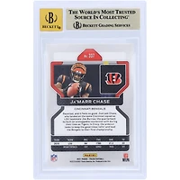 Ja'Marr Chase Cincinnati Bengals Autographed 2021 Panini Prizm #337 Beckett Fanatics Witnessed Authenticated 9.5/10 Rookie Card